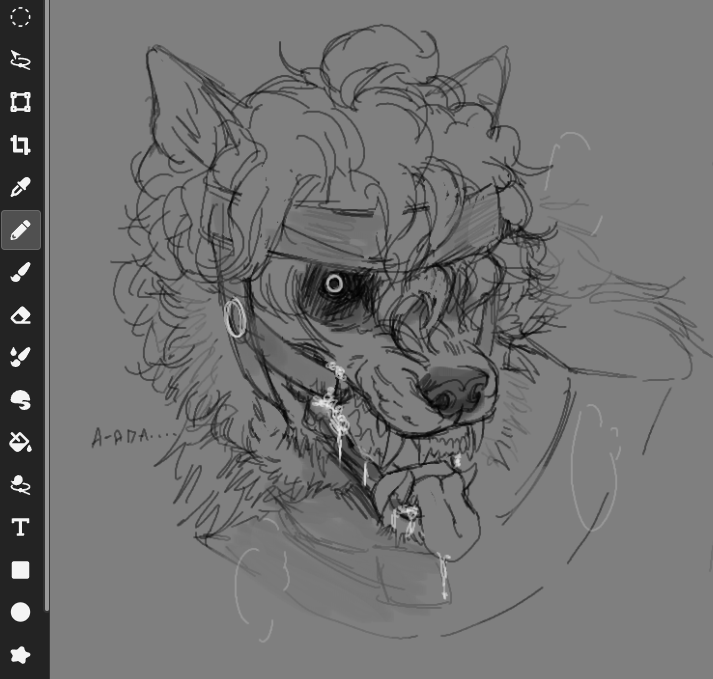Soo about that werewolf emil... (10 min doodle while i wait for homework updates)