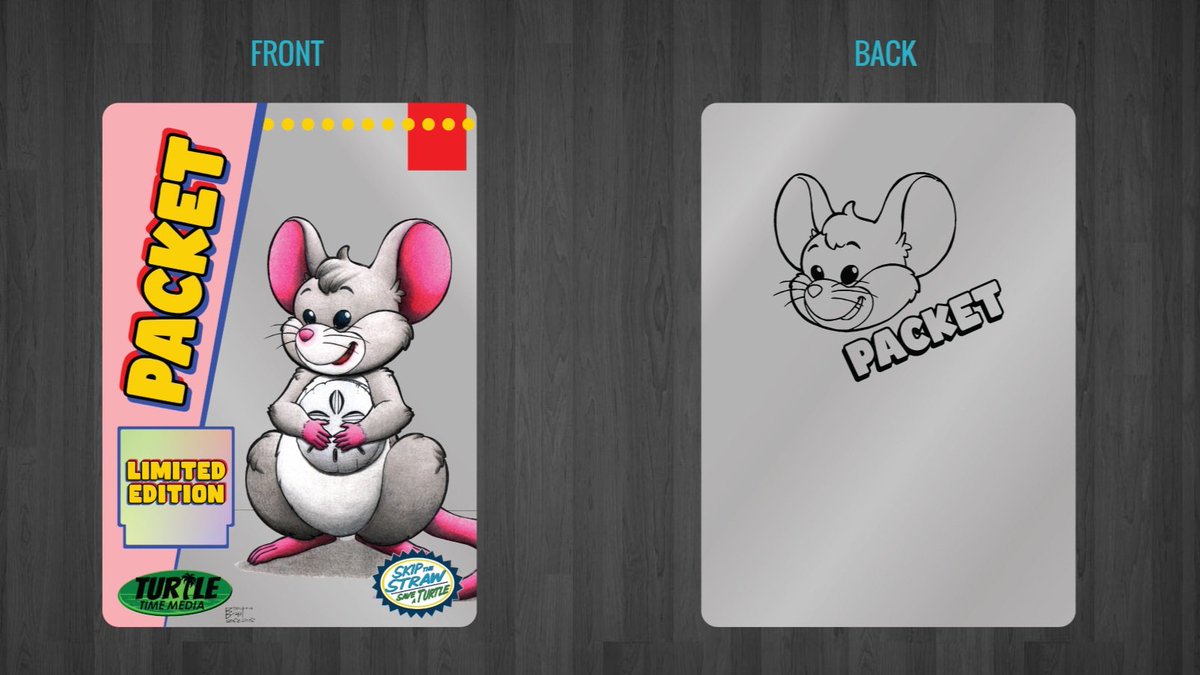 TurtleRescueNES's tweet photo. New Packet Metal Signature Card add-on reward announced! Already backed the Packet NES game? Head back to snag this swag! 🐭
https://t.co/tiJokH5qcp https://t.co/0uVtXAegLd