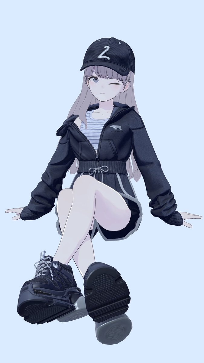 Lapちゃん〜🧢 #VRChat #Lapwing #Lulls3D
