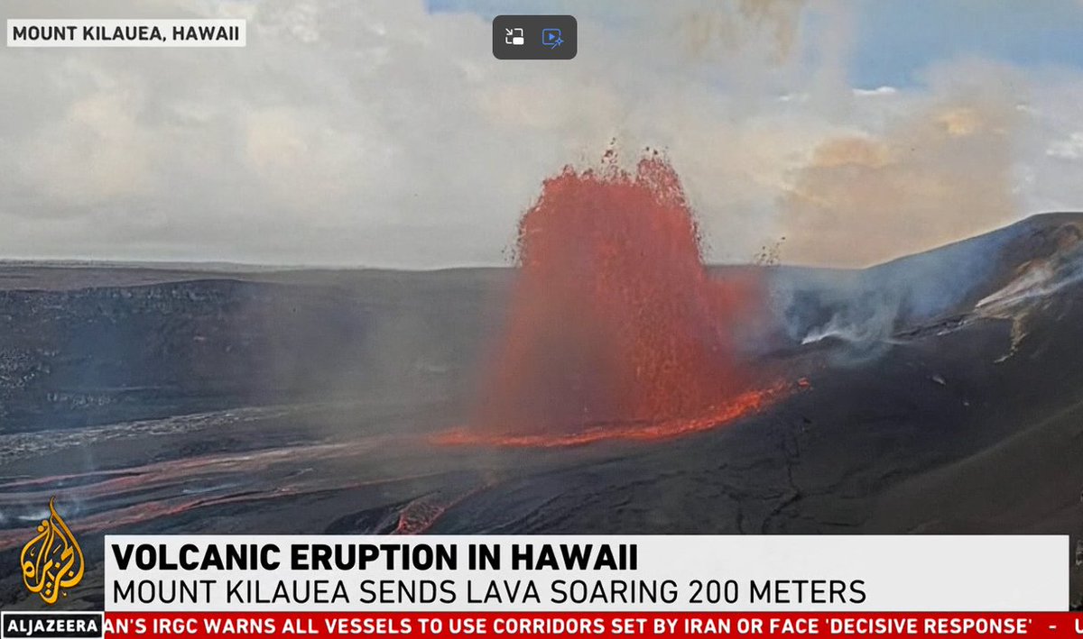 Mount Kilauea's erupting again for the 46th time this year.