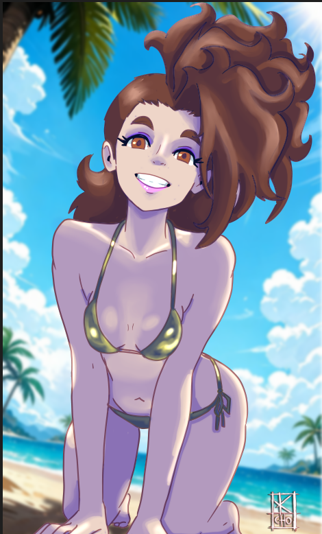 Kachomancer's tweet photo. Alma &amp; Yurika are turning up the heat this Golden Week ☀️🌊
Rocking their shimmering gold bikinis, they bring double the glow, double the charm, and nonstop beachside energy. From sunlit smiles to ocean breeze vibes
#GoldenWeek #BikiniSeason #AnimeArt #SummerVibes #Alma #Yurika https://t.co/HRBLEgZHnp