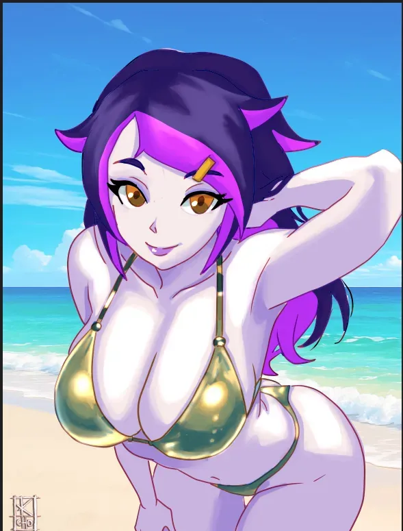 Kachomancer's tweet photo. Alma &amp; Yurika are turning up the heat this Golden Week ☀️🌊
Rocking their shimmering gold bikinis, they bring double the glow, double the charm, and nonstop beachside energy. From sunlit smiles to ocean breeze vibes
#GoldenWeek #BikiniSeason #AnimeArt #SummerVibes #Alma #Yurika https://t.co/HRBLEgZHnp