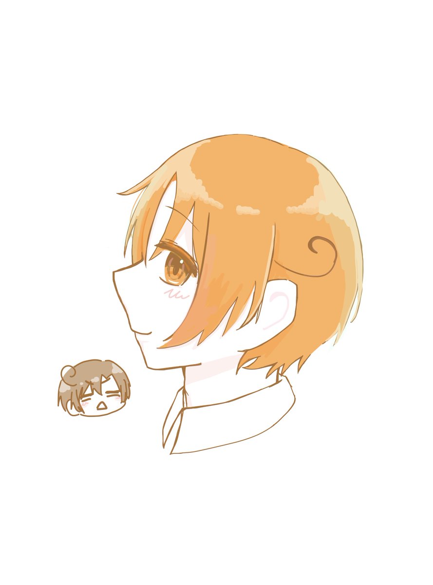 Choco_tyoko0141's tweet photo. 横顔の練習 https://t.co/geNYCl6Q3C