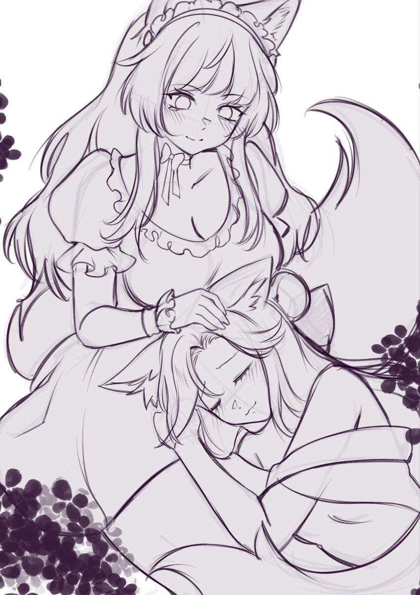 TheFloofyAce's tweet photo. You always have a place to rest your weary head, in good times and bad @starlitneko 💙

Art by @Yurei_Ichigo requested via vgen https://t.co/DyUEJUqL7q
