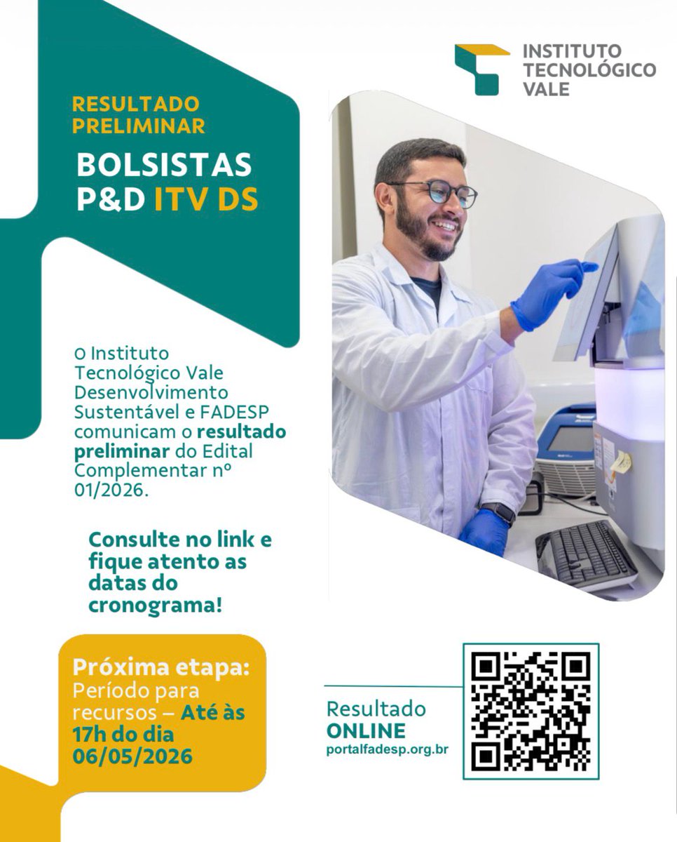 Fadesp's tweet photo. Para conferir o resultado preliminar, acesse: https://t.co/UNsnO3hL4g https://t.co/XV64GETJ8u
