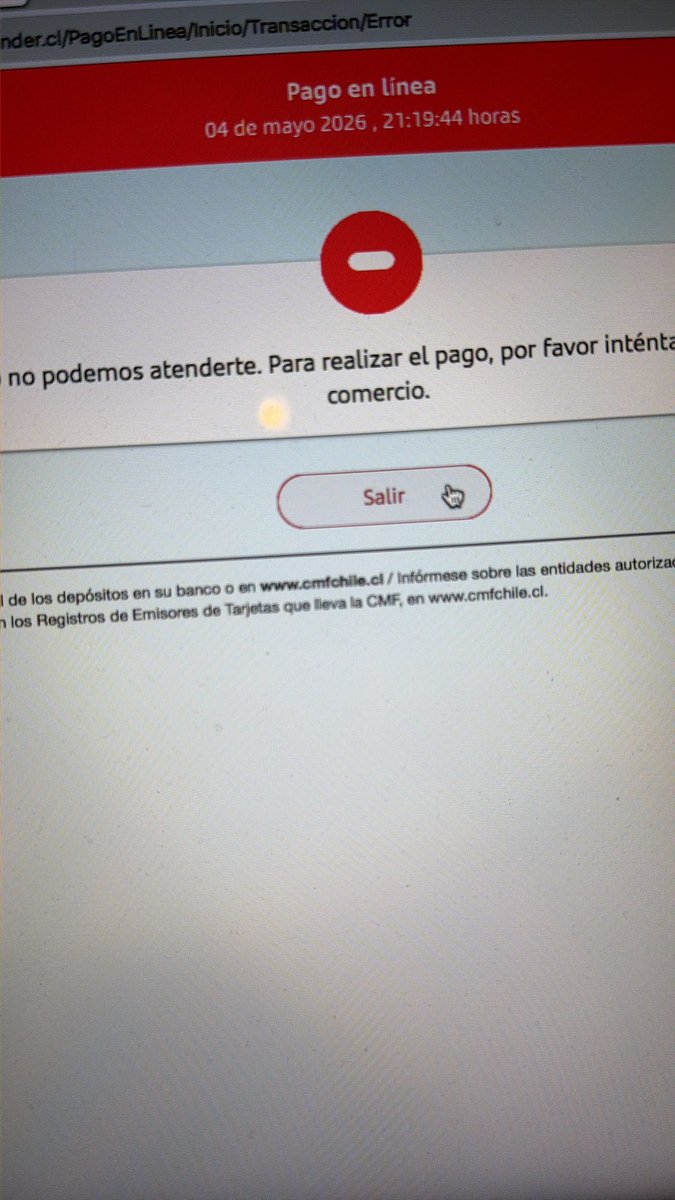 MANUEL511's tweet photo. @santanderchile que pasa su plataforma officebanking todos los días con problemas !! https://t.co/pv2sN75c1n