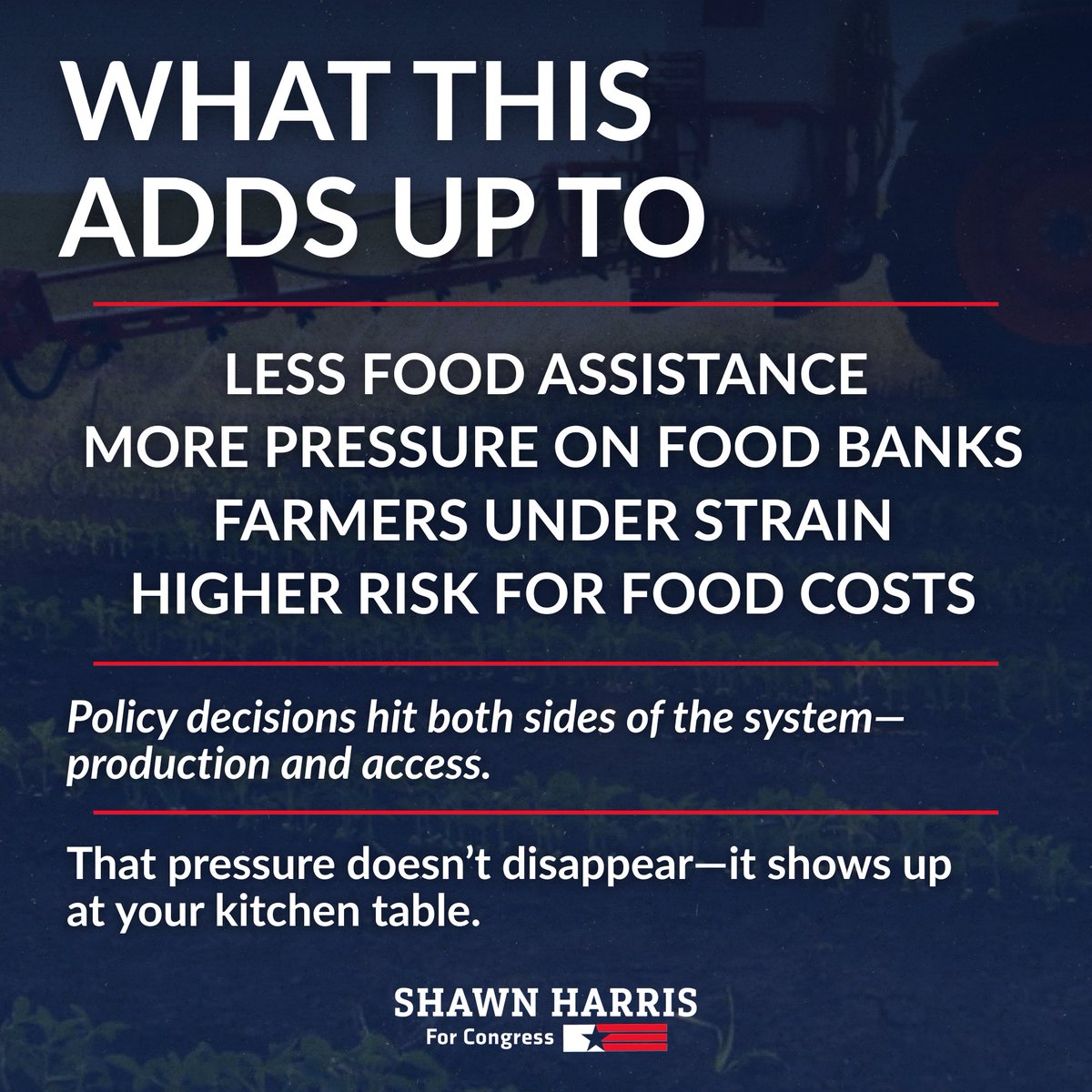 Shawn Harris for Congress tweet media