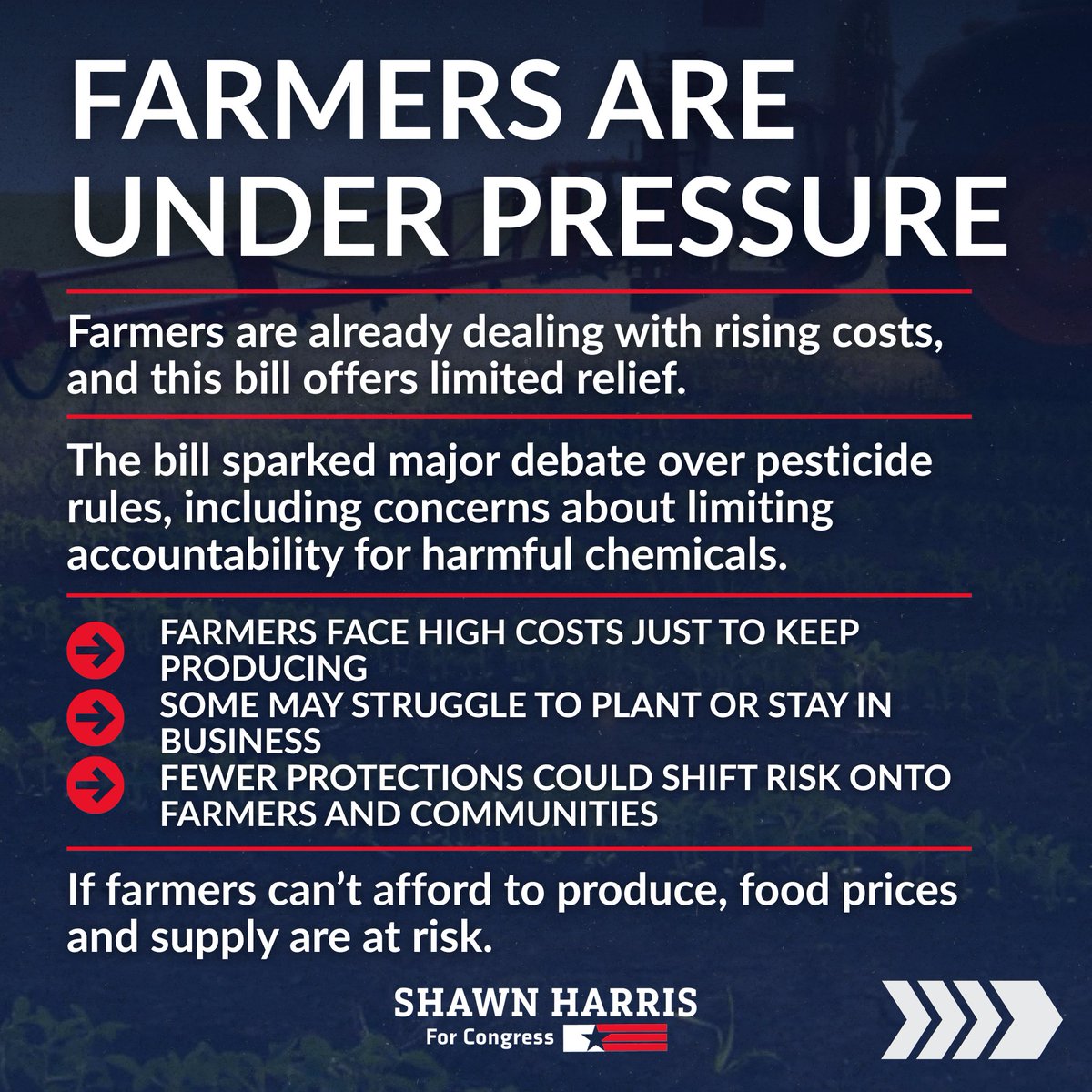 Shawn Harris for Congress tweet media
