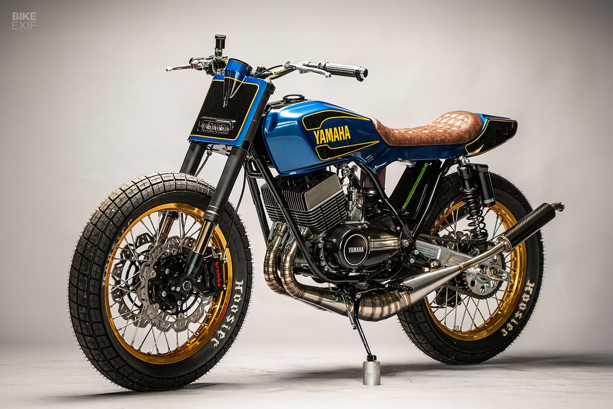 Moto_History's tweet photo. The tracker style motorcycle was supposed to have the "flat track racer" look.  Many were in kit form.  #trackermotorcycles  #custommotorcycles  #racemotorcycles  #kitmotorcycles  #allthingsmotorcycles  #streetracers  #enthusiasts  #motorcycleenthusiasts https://t.co/kQzhRMpoKC