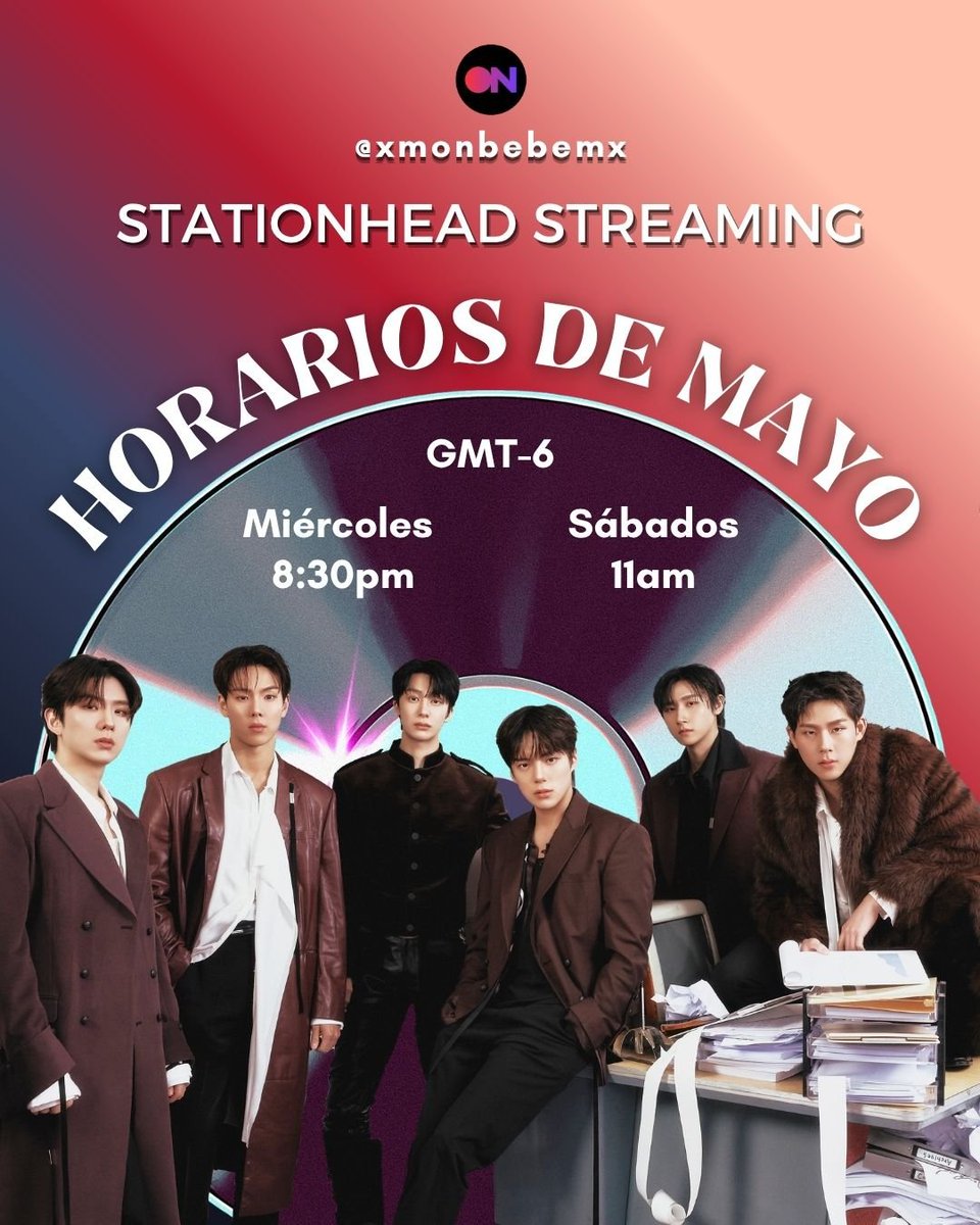 MonbebeMorelia's tweet photo. ¡Les compartimos los horarios de streaming de este mes!
Nos encuentras en #STATIONHEAD como 🩷@ xmonbebemx 🩷
#MONSTAX #몬스타엑스 #MonbebeMexico #MONSTA_X https://t.co/Ez5Y5h5GOI