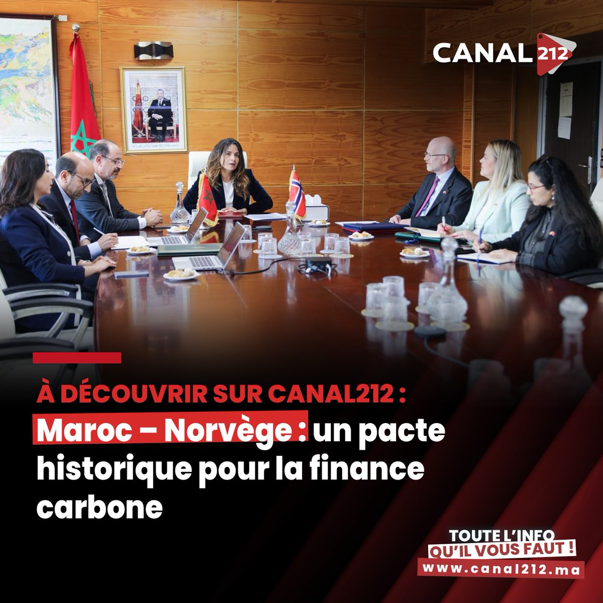 canal212maroc's tweet image. Le #Maroc devient le laboratoire vert de la #Norvège. Un accord stratégique vient d'être signé pour débloquer des projets complexes et créer des milliers d'emplois. Découvrez les coulisses de ce partenariat inédit. 
Lien de l'article: shorturl.at/t1wyL
#Business #Climat