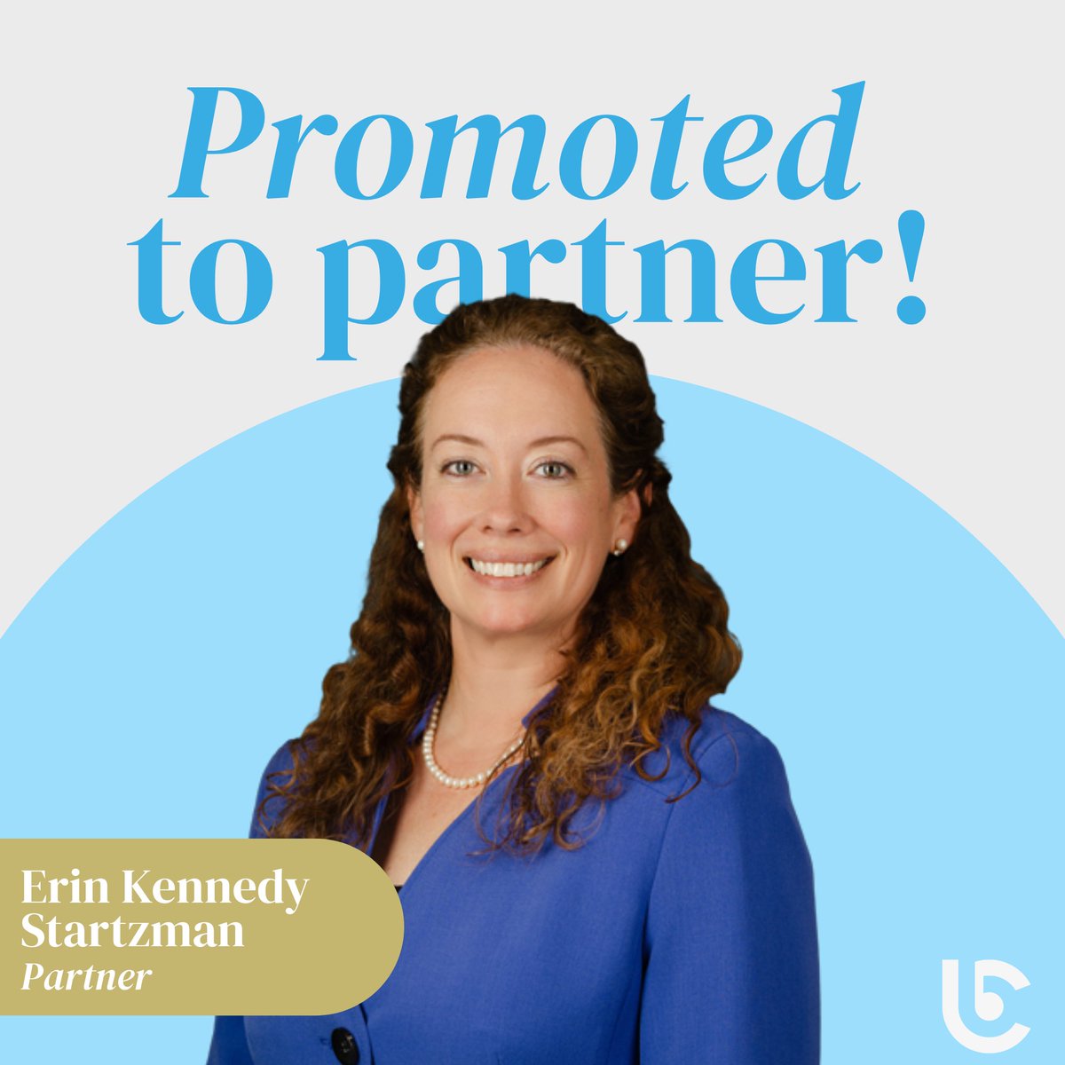 BC_Attorneys's tweet photo. Congratulations to Erin Kennedy Startzman on her promotion to Partner at Brown Carrington! Her expertise, leadership, and client-focused approach continue to make a strong impact. Well deserved, Erin! https://t.co/Y3BVcQA8yu