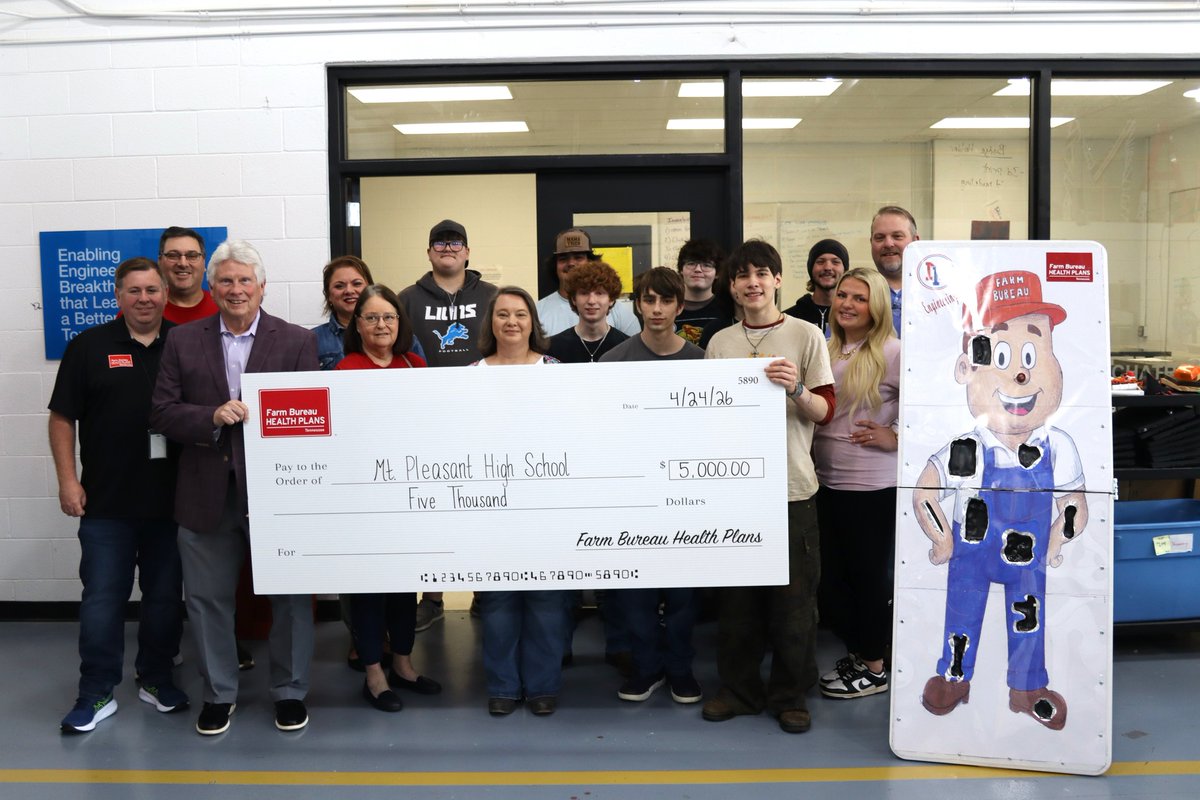 MauryCoSchools's tweet photo. 🔧Students in the Advanced Manufacturing class at @MPHSGoTigers spent the year designing &amp; building a life-size version of the classic Operation game—now set to travel across TN as an interactive tool for @FBHealthPlans' community events! 

Learn more: https://t.co/LE8o8sXUIB https://t.co/hNwrMoP6bH