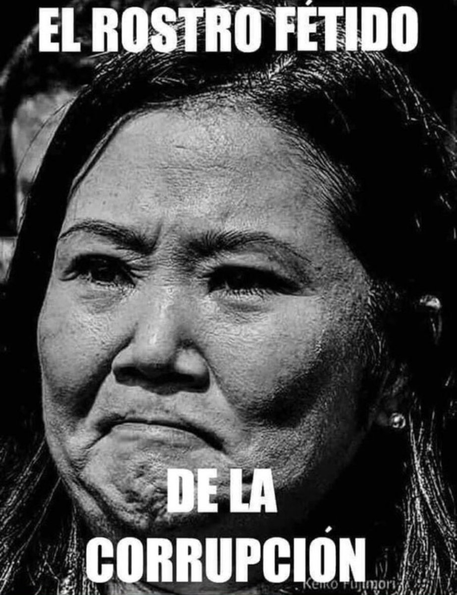 En el Perú, hay nombres —como Keiko Fujimori— que no necesitan explicación; basta observar cómo terminan las cosas.#fujimorismonuncamás