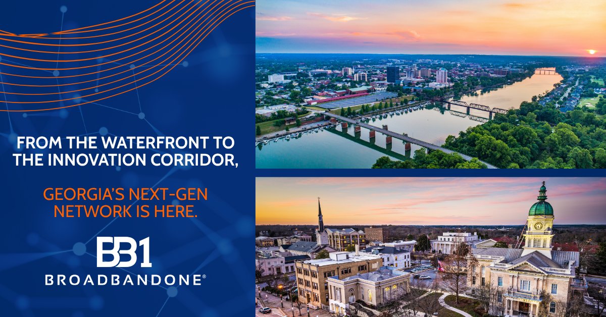 BB1_mmWave's tweet photo. 🍑From Savannah’s waterfront to Athens’ innovation hub, Georgia is moving fast, and so is its #connectivity.

BB1 delivers multigigabit speeds, ultra‑low latency, and 99.99% uptime with zero digging or disruption.
https://t.co/tagwTXVdbd https://t.co/lLpHYPzV10