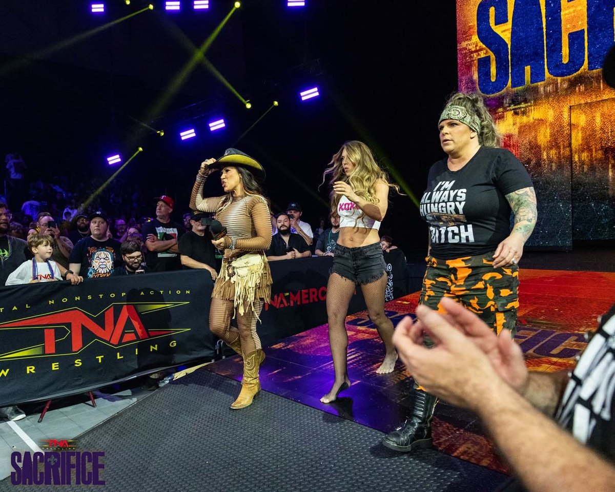 MickieJNet's tweet photo. TNA Sacrifice 2026 digitals have been added:
https://t.co/FPzkMQ9nut (@MickieJames) https://t.co/rzEymYIy8N