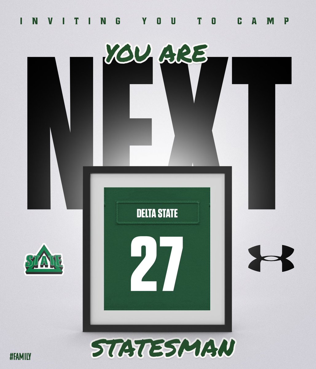 JerodAlton's tweet photo. All Mississippi / Alabama/ Louisiana High School kids 
Camp Date 
June 10th/11th 
Click the link Below And Sign Up
See You There 
https://t.co/BQsMJT1N9n https://t.co/qIjjA4XQiS