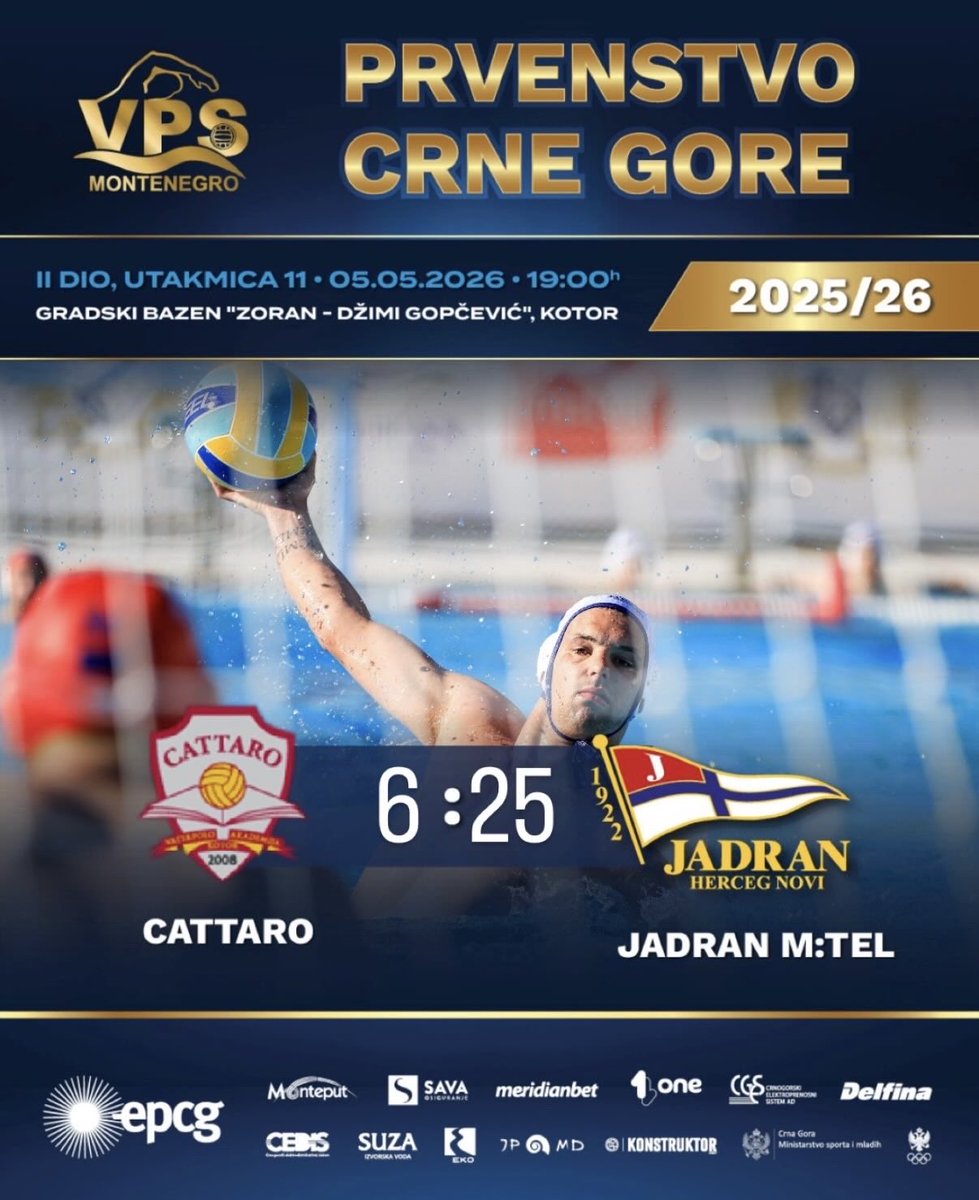 Water polo MNE tweet media