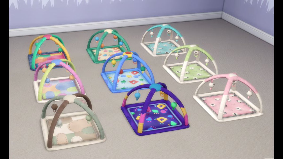 Simlish4's tweet photo. ¡NUEVO!
Nueva manta de juego para bebés: los personajes preferirán colocar a sus bebés en una manta de juego en lugar del suelo, lo que hace que el cuidado resulte más natural.

Disponible el 12 de mayo de forma gratuita. https://t.co/tfkaLedqnd