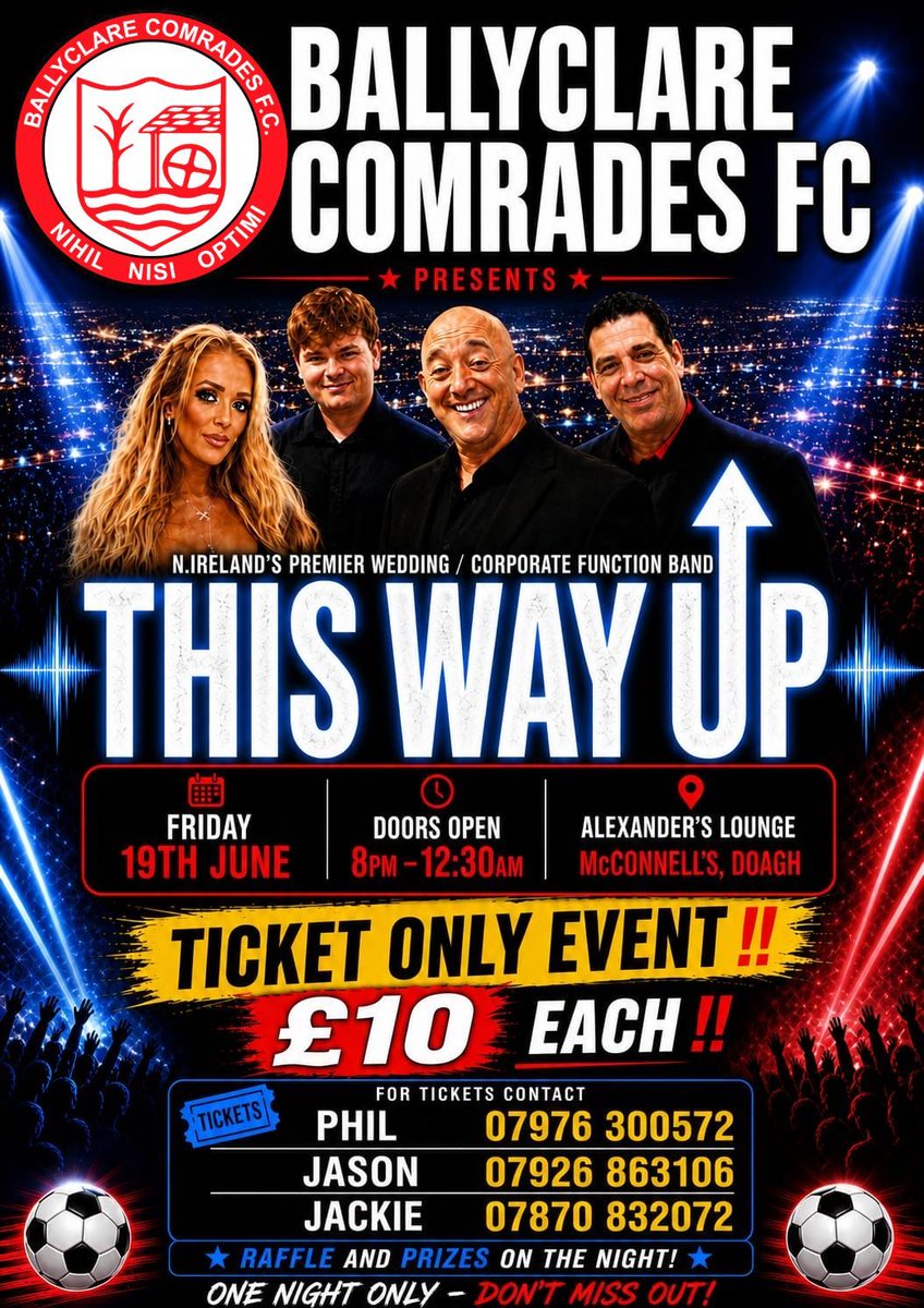 Ballyclare Comrades FC tweet media
