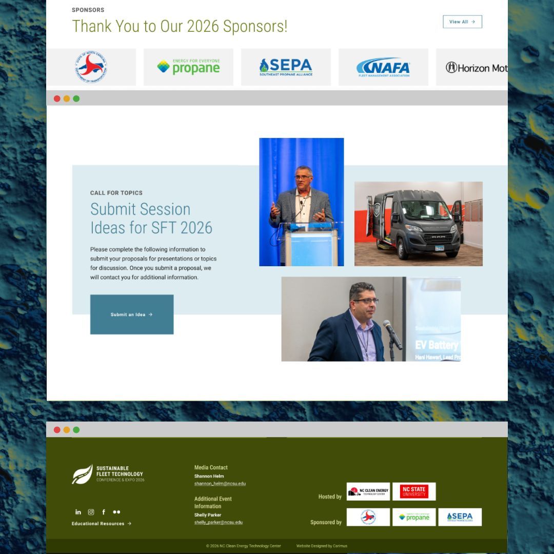carimusllc's tweet image. 🌿 Project Spotlight: Sustainable Fleet Expo
We modernized brand + site—clearer UX, smarter tools, and a refined identity built for scale.
#UX #Brand #Carimus