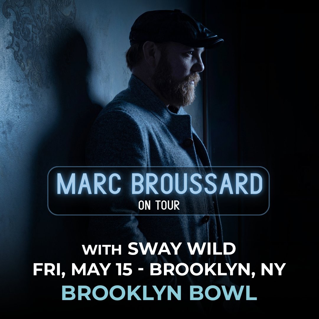 loudieapp's tweet image. Louisiana's "King of Bayou Soul" Marc Broussard brings his powerhouse blend of funk, blues, R&amp;amp;B, and rock to @brooklynbowl on Friday, May 15! Don't miss him touring behind his brand-new all-original blues album Chance Worth Taking, produced by Joe Bonamassa. #brooklyn