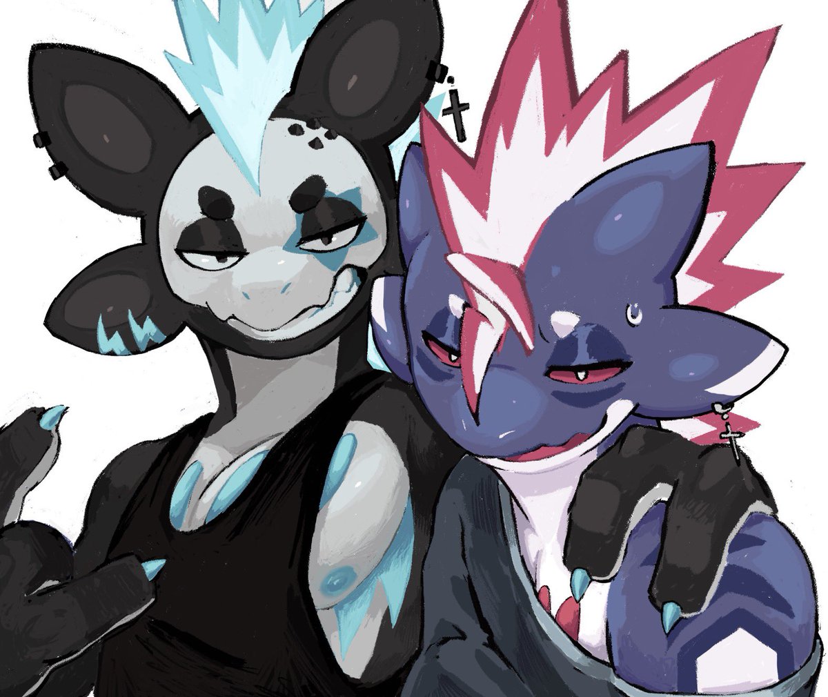 chocoflakey's tweet photo. Toxtricity duet 🩵💜 https://t.co/bbktlDN7XD