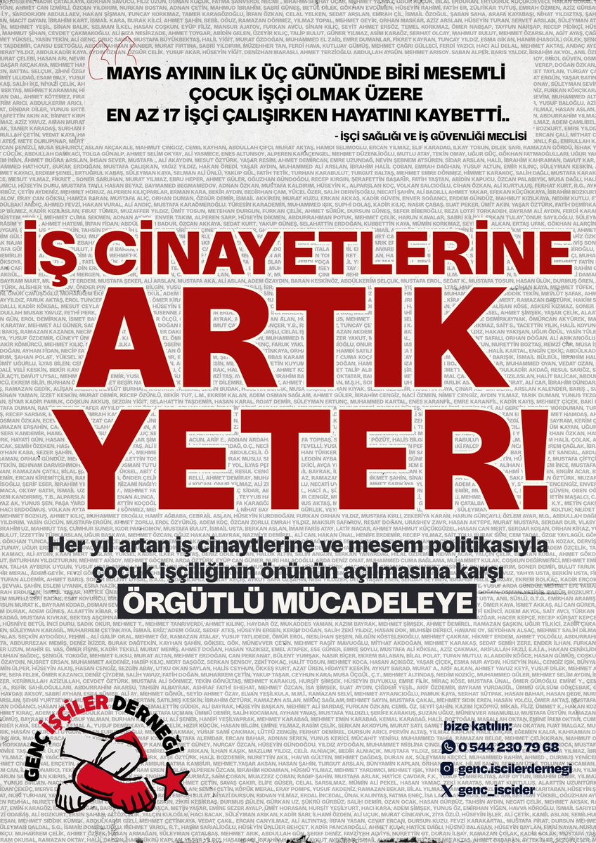 Genç İşçilerin Güç Birliği Derneği tweet media