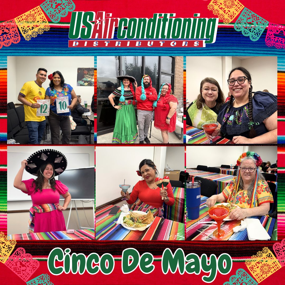 USACD's tweet photo. It’s a fiesta here at USAIR! Celebrating Cinco de Mayo with good vibes all around. https://t.co/cRHR9U46hG