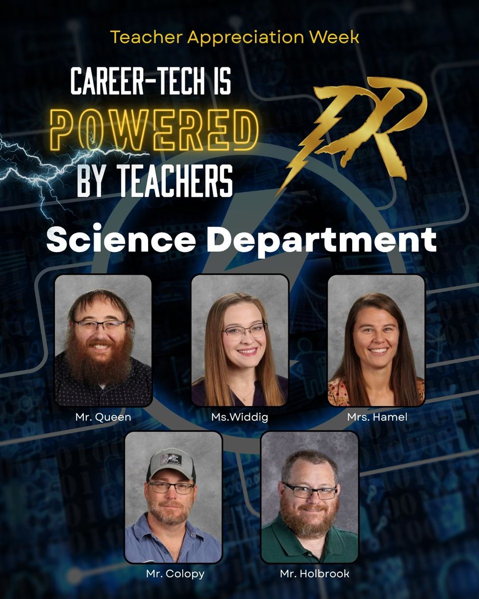 PickawayRossCTC's tweet photo. Today we’re celebrating the academic teachers at Pickaway-Ross who help students build the strong foundation needed for success in the classroom, the lab, and beyond. ⚡
Their dedication, encouragement, and support help power student achievement every single day. #PRCTCProud https://t.co/tfKzpvhXOF