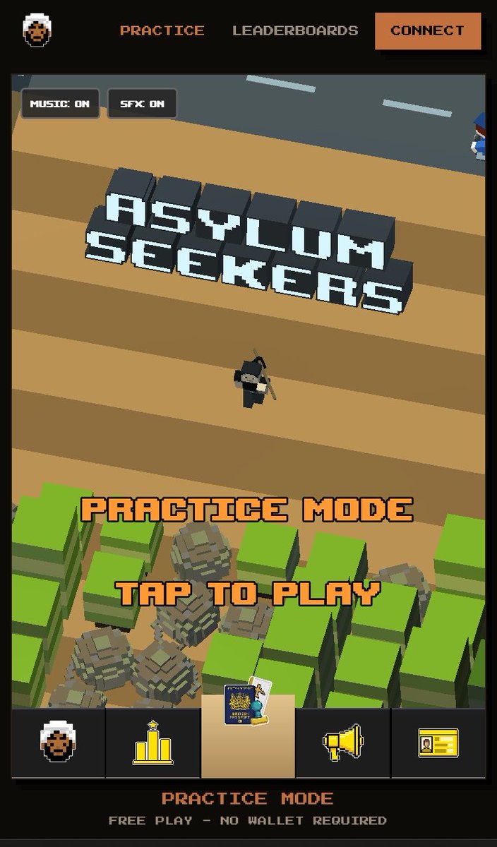We found the creators of the $BENEFITS game 🕹️ I’ve just played practice mode!

Good fun <a href="/AsylumSeekerSOL/">Asylum Seekers</a>