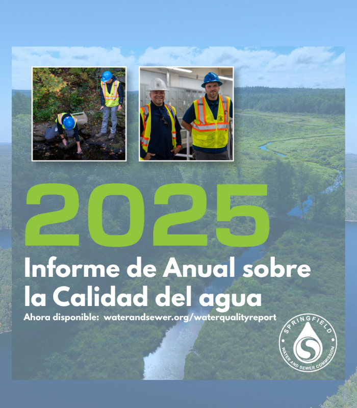 SpfldWaterSewer's tweet photo. During #DrinkingWaterWeek SWSC is pleased to release the 2025 Annual Water Quality Report including info on your drinking water source &amp; testing results. Read the report: https://t.co/Mc3awfJqDR
(Disponible en español)
Questions/need a copy? 413-452-1300 info@waterandsewer.org https://t.co/mSQzu4Rf5Q