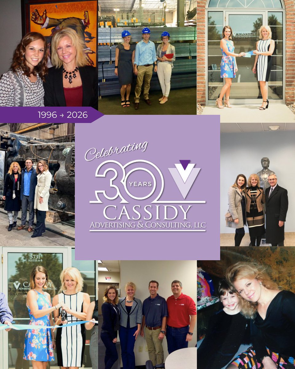 CassidyAdv's tweet photo. BIG NEWS!  Cassidy Advertising turns 30 this year. Check out our press release celebrating 3 decades of creativity, collaboration, and commitment ✨

#MarketingAgency #B2BMarketing #BusinessGrowth #AdvertisingAgency https://t.co/bib52VUSAf