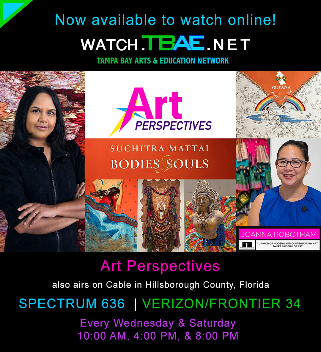 TBAEnet's tweet photo. #IndianArrivalDayGuyana We are reflecting on the rich, complex history of the Indo-Caribbean diaspora through the lens of artist Suchitra Mattai: Bodies &amp; Souls. #ArtPerspectives  https://t.co/x3vVCS4EQC

#tbaenet #tampamuseumofart #suchitramattai
#joannarobotham #Indocaribbean https://t.co/eMJMSFSxIz