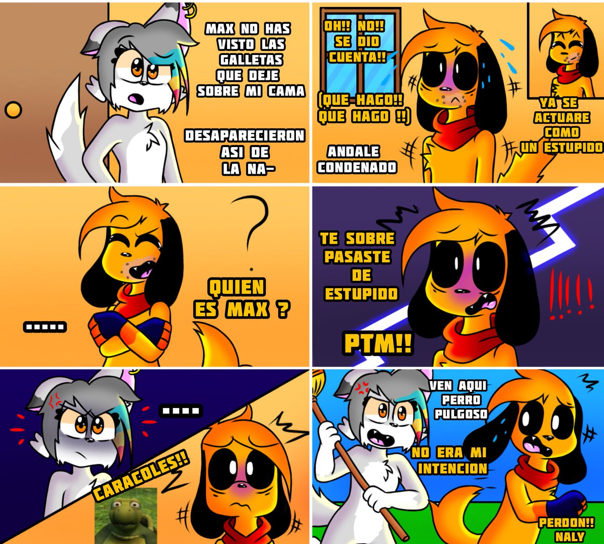 JakecrackG's tweet photo. !!NUNCA LE ROBES A TU MEJORA AMIGA!! (O si no te agarra a palos💀)  XD 

Espero les guste este nuevo cómic con 6 viñetas :3 , para divertirlos aún más 🧡 , no olvides seguirme 🥺 me ayudarías MUCHÍSIMO
@NalyCrack tqm 🩷

#art #furry #meme https://t.co/Z5hnbfq52i