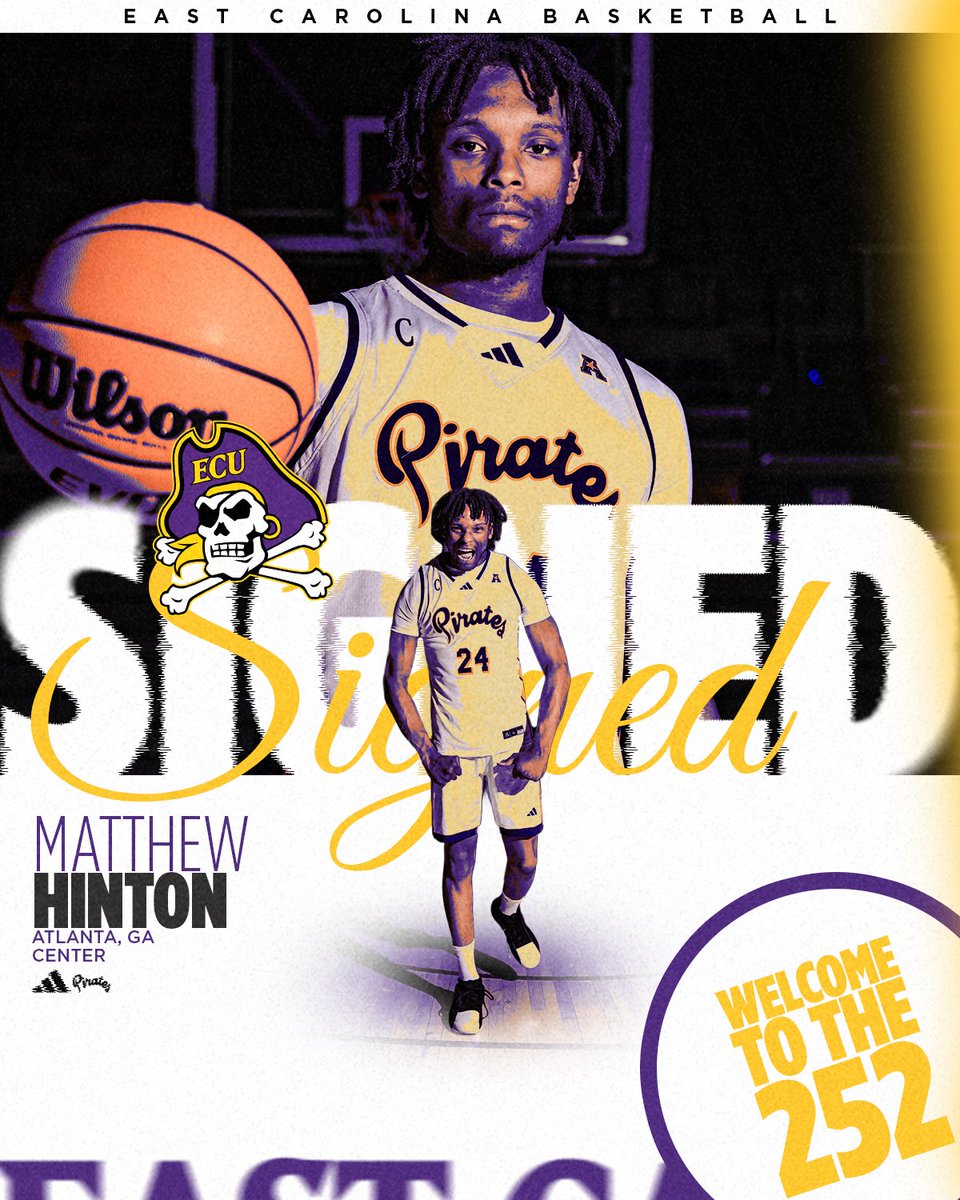 ecubasketball's tweet photo. Let’s work!🏴‍☠️  @matthewhinton35 

Welcome to Pirate Nation Matthew! 

#GoPirates https://t.co/aW0XnTQf04