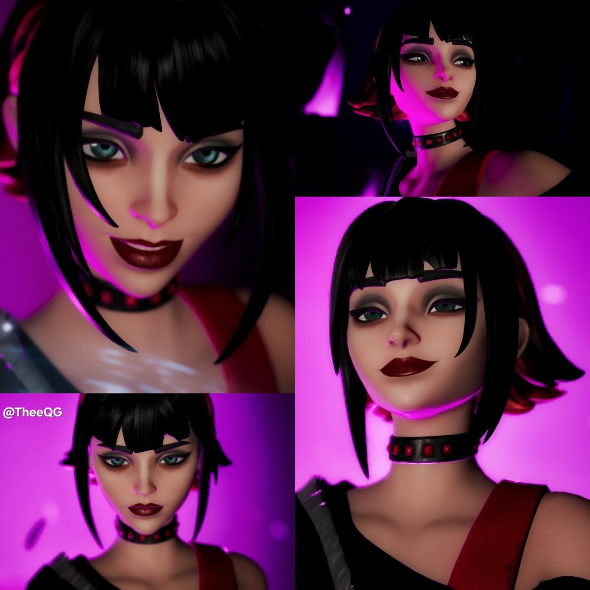 TheeQG's tweet image. Queen of the night #fortnite #fortography #fortniteshowdown #morganmyst