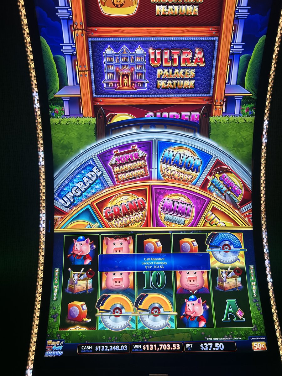WinBigRivers's tweet image. 🤔💭 Imagine THIS moment ✨... winning a 🚨 $131,703.53 🚨 Huff 'n Even More Puff #GRAND #JACKPOT 

Congrats to yesterday's lucky winner! 🎉

Gambling Problem? Call 1-800-GAMBLER.