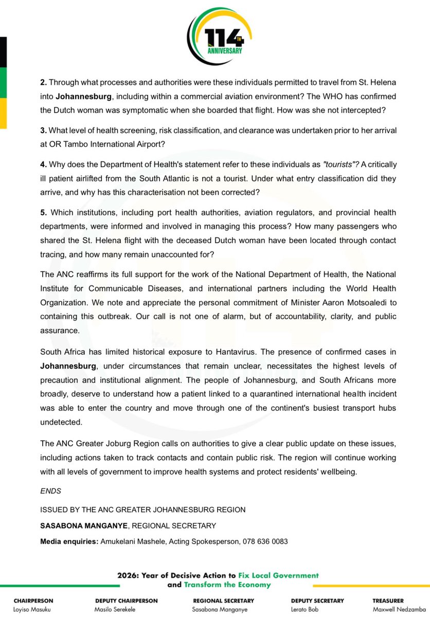 ANC Greater Joburg Region tweet media