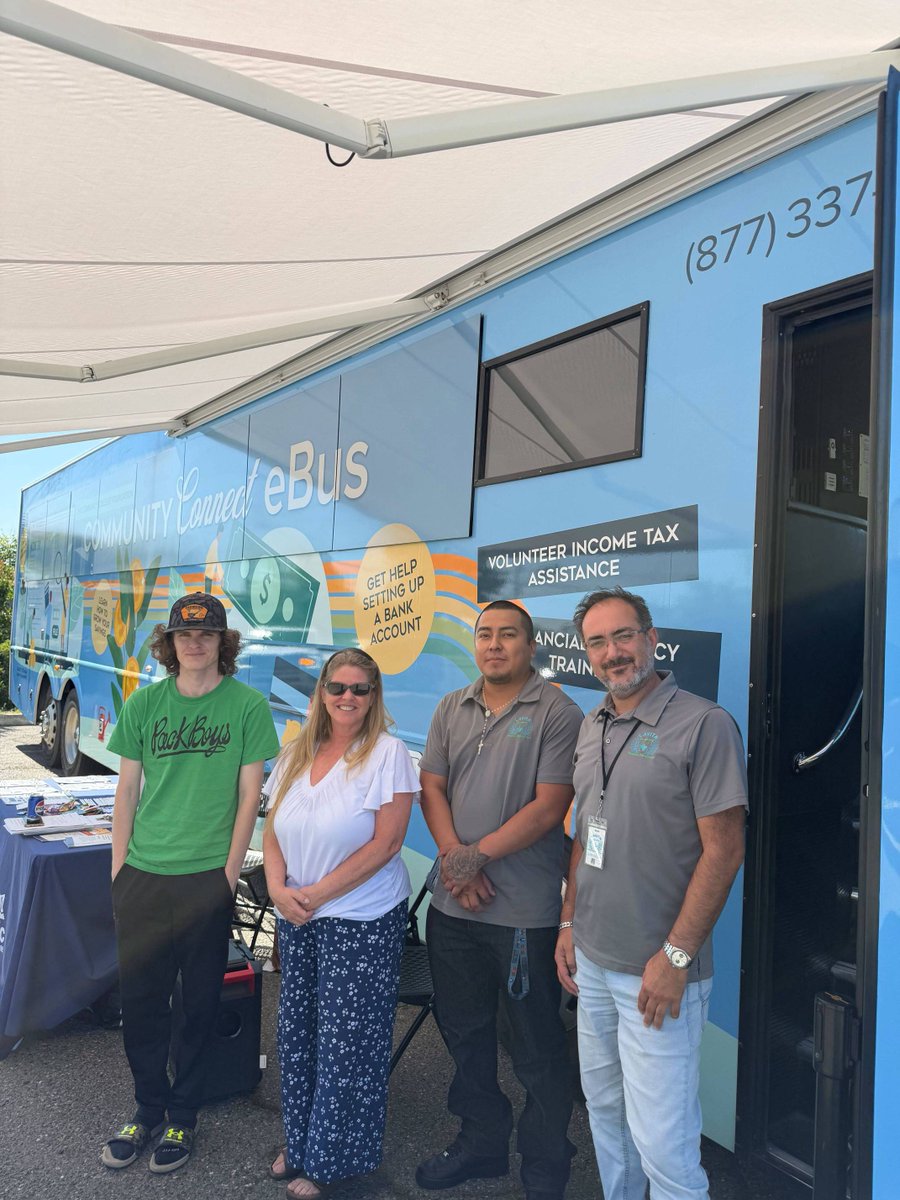 GSOpportunity's tweet photo. We're on the road for our summer EITC bus tour! Still need to file taxes? Come find us today in Hollister and find a full list of events at https://t.co/zh7MhLlkMn https://t.co/gRnWd7kVvL