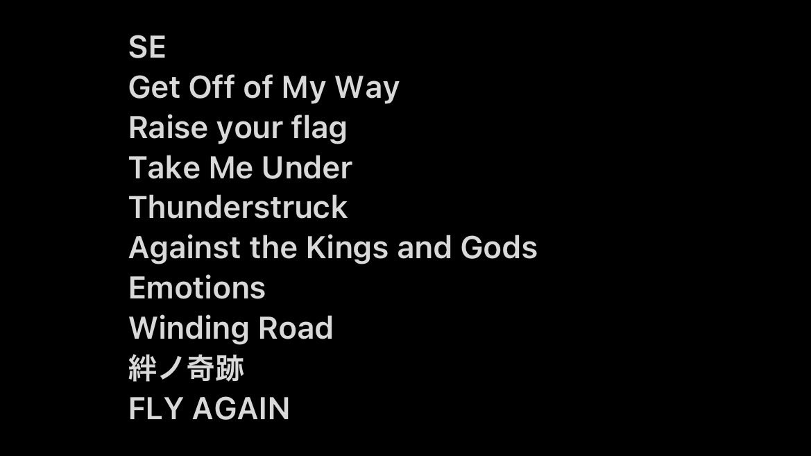 C88g3KaluoXrtL3's tweet image. セトリ最高すぎて😭
新曲3連続の発表まで😭
ビバラ行きたかったー😭

#MWAM