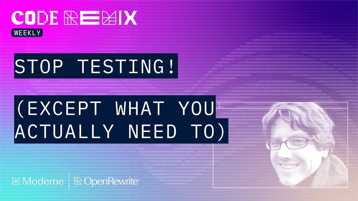 OpenRewrite by Moderne tweet media
