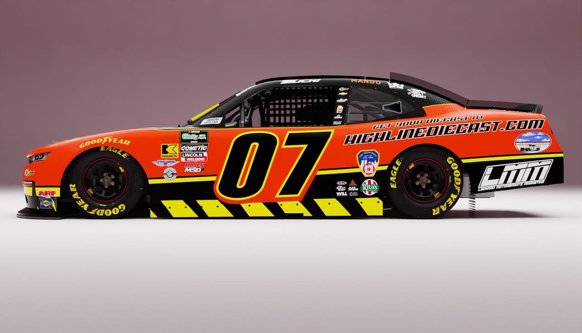 StartAndParkCar's tweet photo. YESSS, Josh Bilicki and SSGLR are running a Robby Gordon throwback from his 2003 WGI win in the O'Reilly's race this weekend at the Glen

(Pics - High Line Collectibles FB) https://t.co/fVhApG51vG