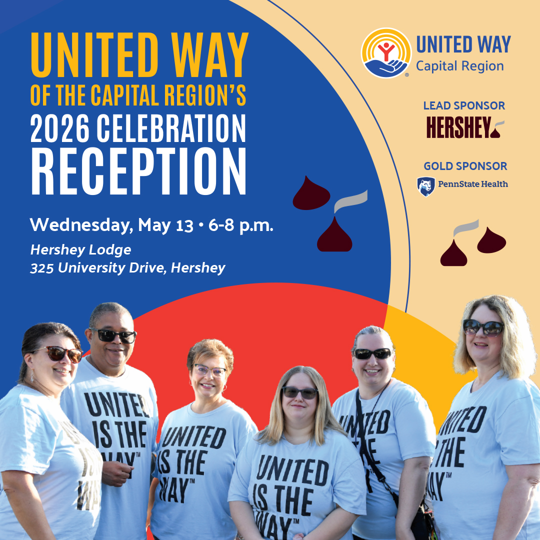 UnitedWayCapReg's tweet photo. Last call to join us for our Celebration Reception on Wed, May 13 from 6-8 p.m. at Hershey Lodge! Hear from one of the first participants in our workforce dev program. Enjoy a menu inspired by Hershey Social restaurant. RSVP by TOMORROW, May 6 at https://t.co/d7QHPSLXW0 https://t.co/YJmFr7EN1M