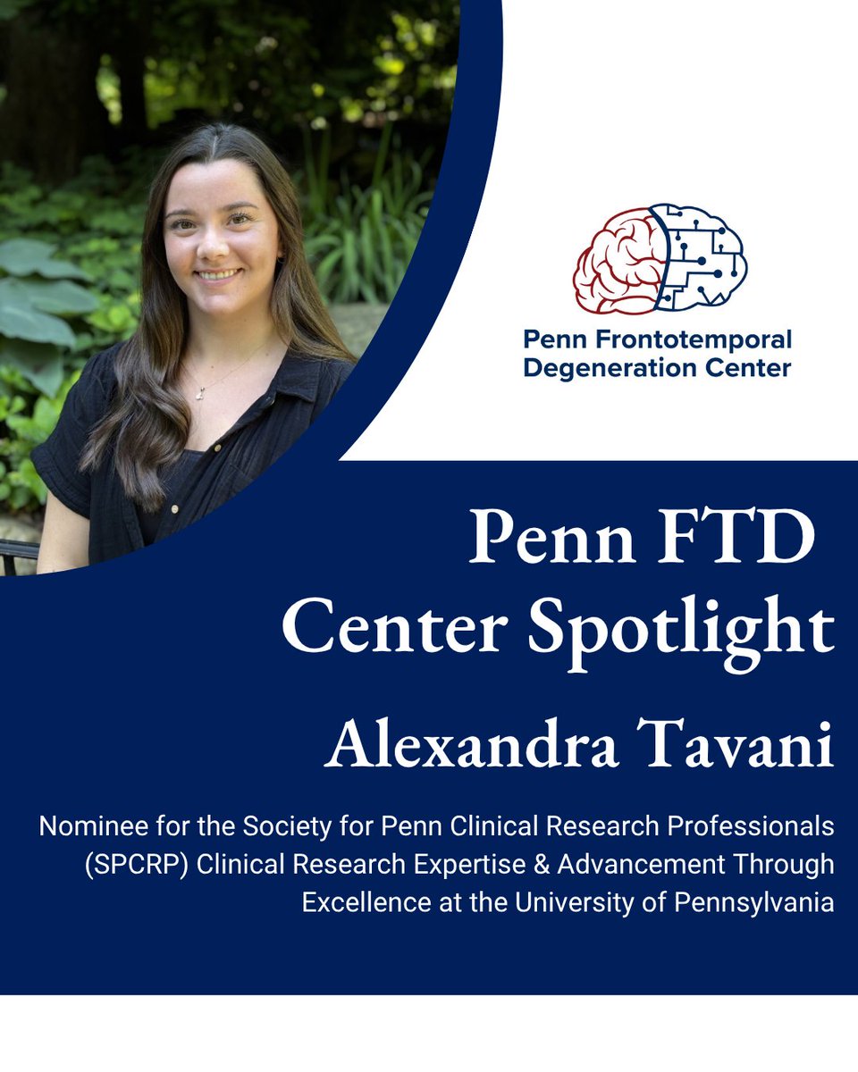 PennFTDCenter's tweet photo. Congrats to Penn FTDC's Emily, Alex, and Cara who were all nominated for the 2026 CREATE Awards for Clinical Research Expertise &amp; Advancement Through Excellence. These annual awards are presented by The Society for Penn Clinical Research Professionals (SPCRP).

Congrats all! 🎉 https://t.co/fV787JEKOr