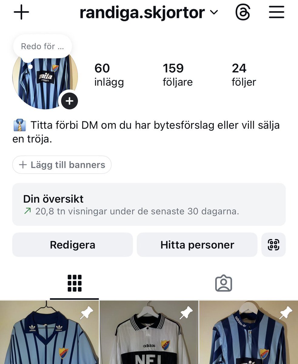 Har ni likt jag fetisch för blårandiga skjortor så följ (och stötta) mig gärna på Instagram i min kamp mot den perfekta garderoben.