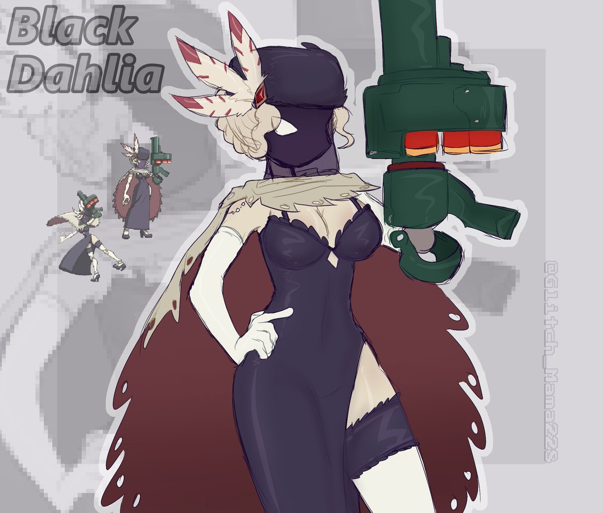 Avtor_Love_You's tweet image. My favorite 

#skullgirls #art #BlackDahlia