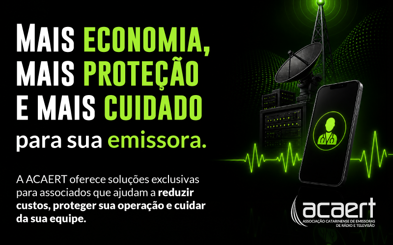 ACAERT's tweet photo. Seguro, Telessaúde, eficiência energética: ACAERT amplia serviços às emissoras associadas - https://t.co/99a74RJSvb https://t.co/f9L0jfWwkt