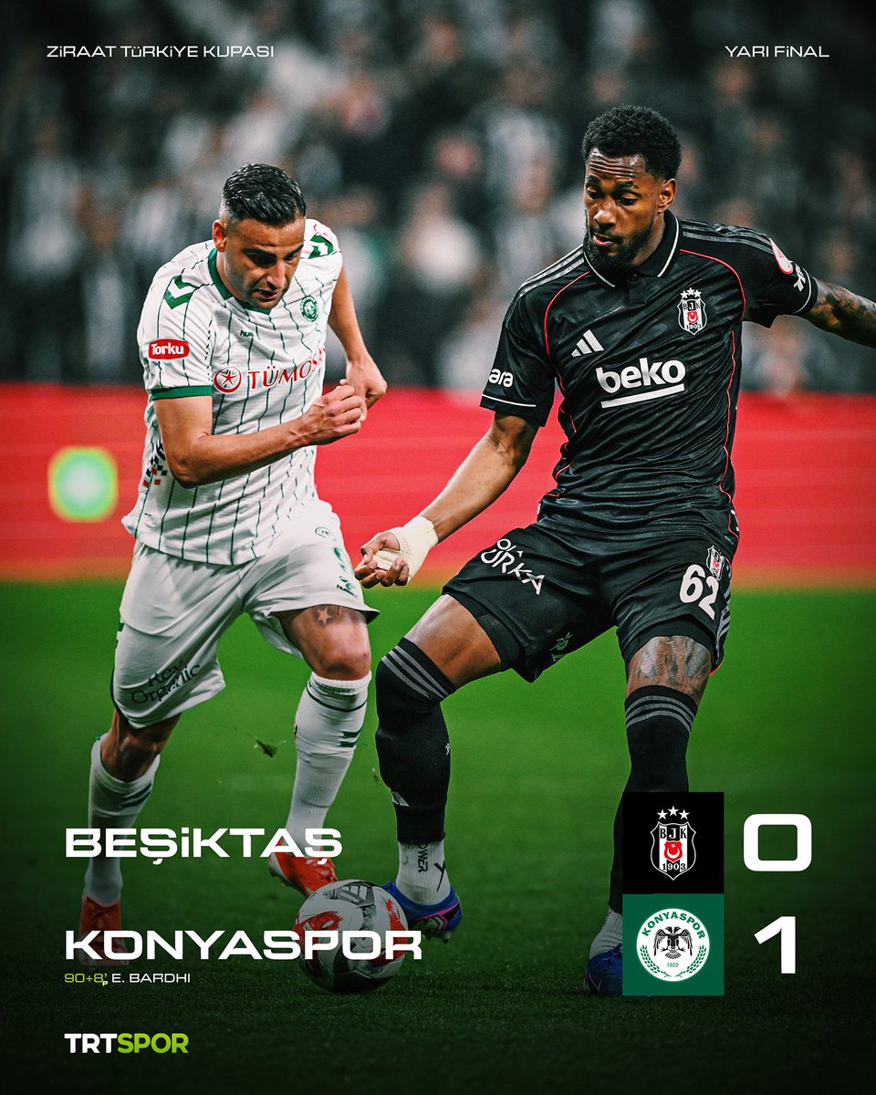 birsen2001's tweet photo. Trabzonspor un gizli oyuncuları 
Bardhi ve olaigbe Beşiktaş ın fişini çektiler. 
Tebrikler Konyaspor

#BJKvKON https://t.co/rXoFoyclO1