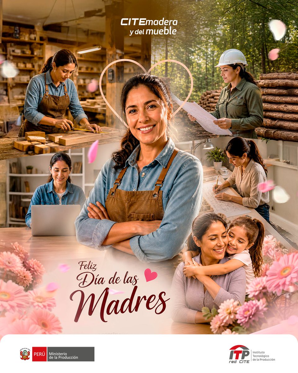 CITEmadera's tweet photo. 🌷✨ Celebramos a quienes inspiran, crean y transforman

En el CITEmadera y del Mueble reconocemos a todas las madres que, con esfuerzo y dedicación, impulsan sus hogares, emprendimientos y comunidades.

#DíaDeLaMadre https://t.co/SPgqprwjFP